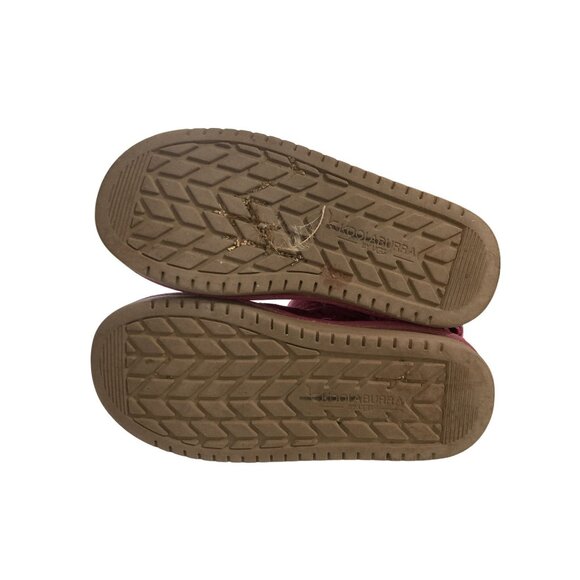 Koolaburra by UGG big Girls Size 3 Pink Suede Lined rear Bow Accent Boots - Picture 6 of 6